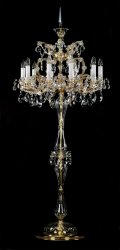 Торшер кришталевий Art Glass Maria Terezia 16 FL Classic