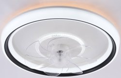 Люстра світлодіодна Sirius 4183 WT+ВК 101W LED Fan