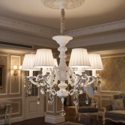 Люстра классическая Sirius SТ 5701/6P WG